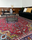Täbriz Teppich ca. 300 × 200 cm – rot/blau & luxuriös