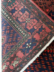 Tuserkan Teppich ca. 243 × 132 cm – dunkelblau & rot