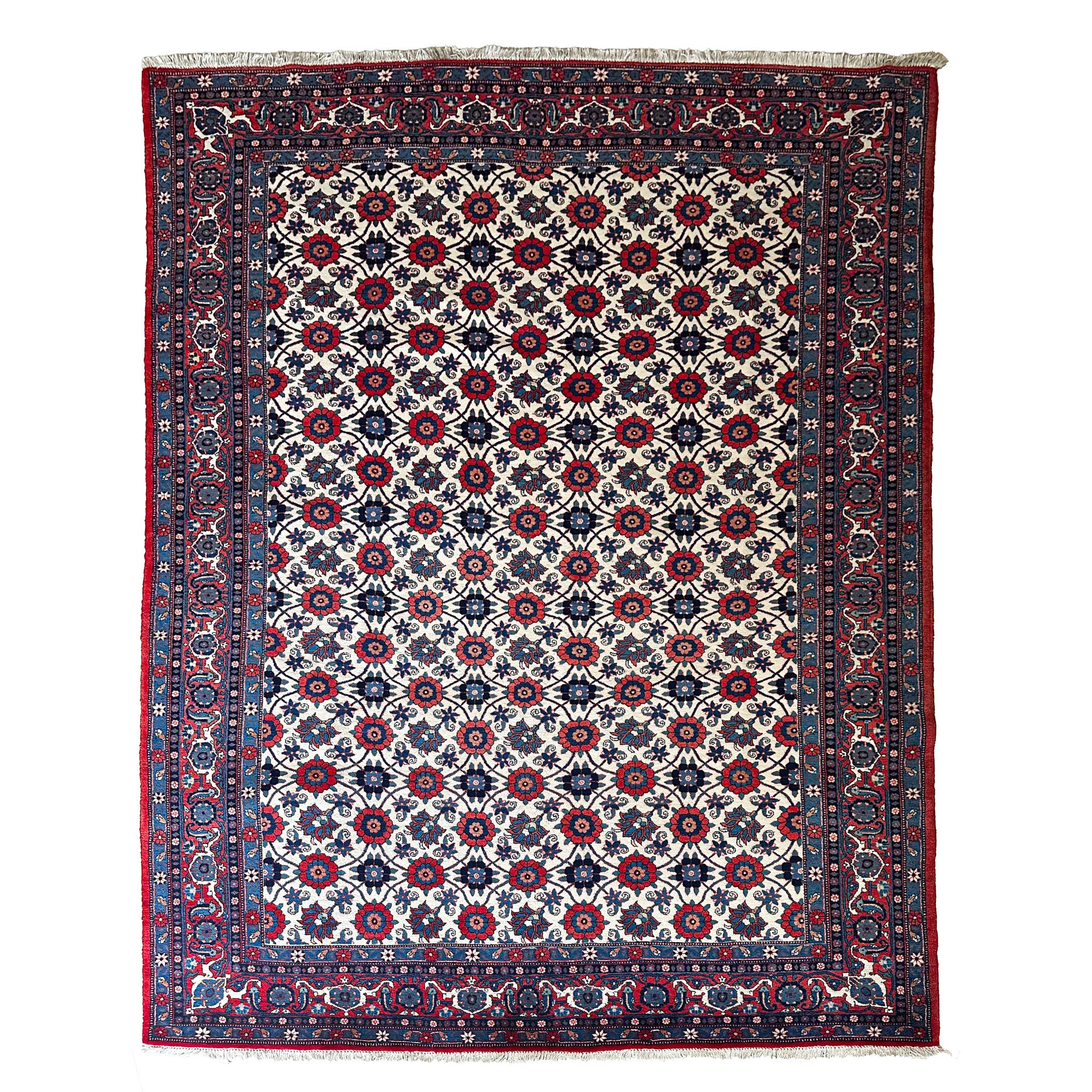 Veramin Teppich ca. 200 × 300 cm – creme/blau & klassisch