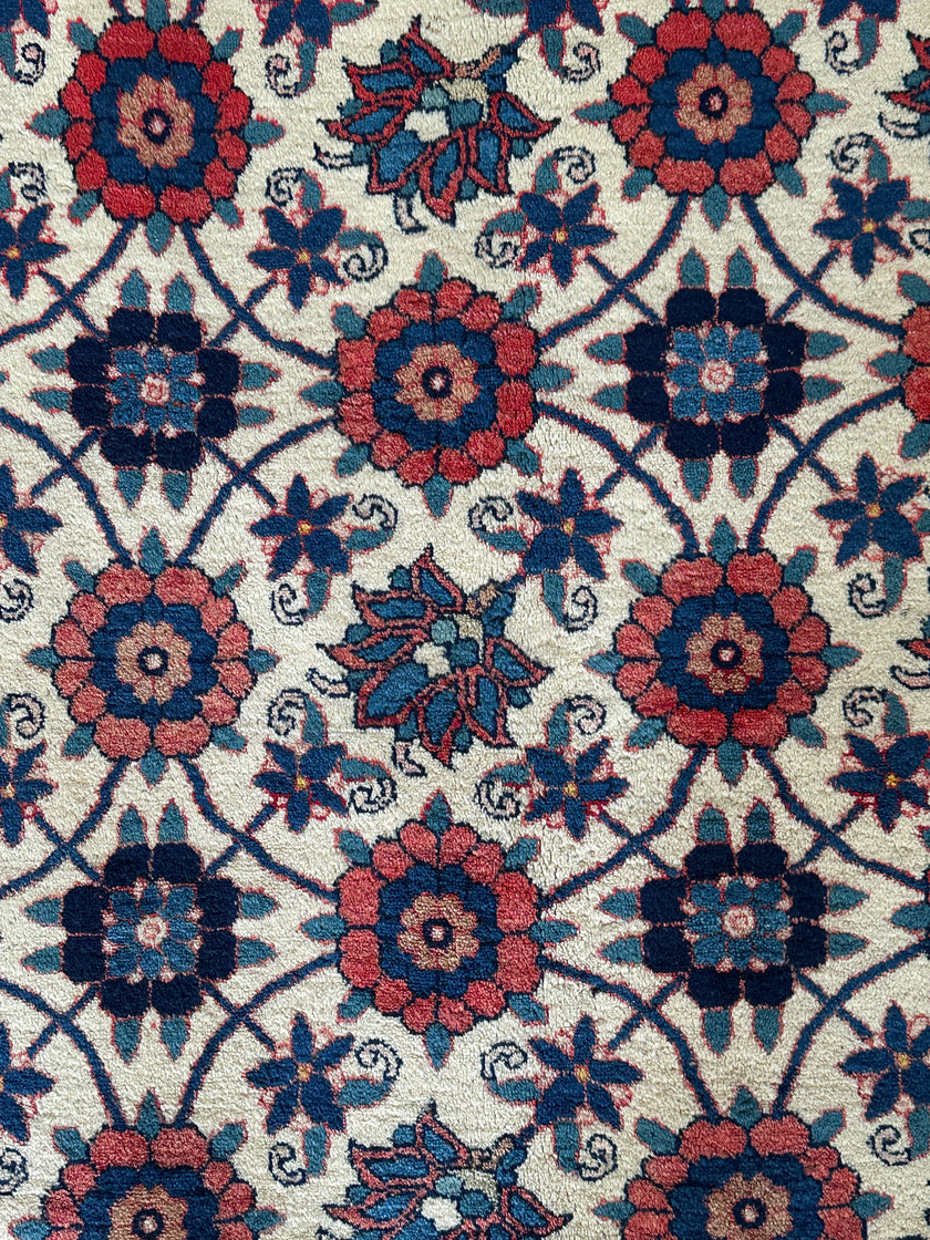 Veramin Teppich ca. 200 × 300 cm – creme/blau & klassisch