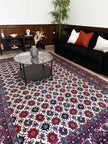 Veramin Teppich ca. 200 × 300 cm – creme/blau & klassisch