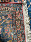 Weramin Teppich ca. 150 × 100 cm – blau/petroleum & ausdrucksstark