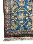 Weramin Teppich ca. 150 × 100 cm – blau/petroleum & ausdrucksstark