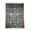 Weramin Teppich ca. 150 × 100 cm – blau/petroleum & ausdrucksstark