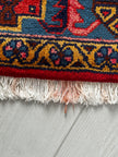 Wiss Teppich ca. 300 × 200 cm – rot/grau & geometrisch