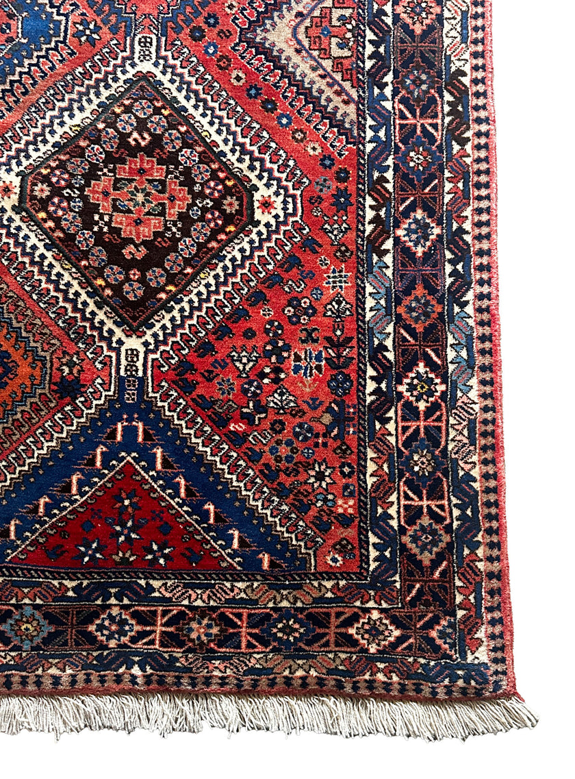 Yalameh Teppich ca. 230 × 153 cm – altrosa & geometrisch
