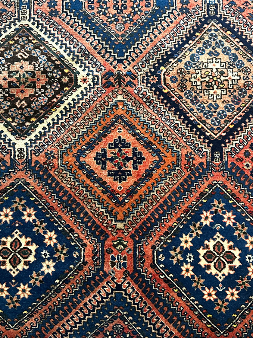 Yalameh Teppich ca. 230 × 153 cm – altrosa & geometrisch