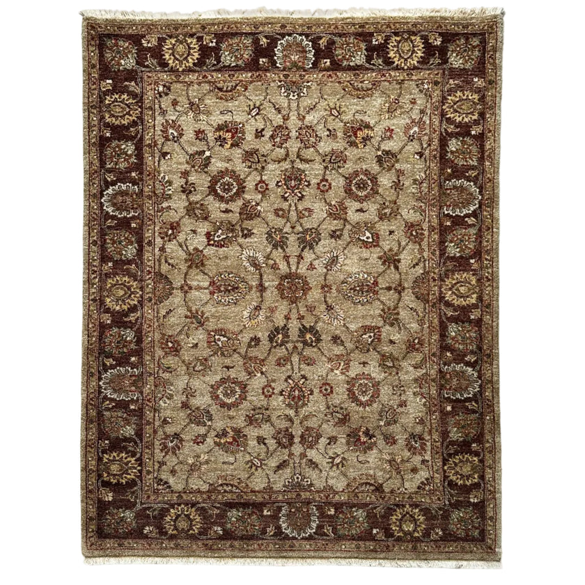 Ziegler Teppich ca. 250 × 150 cm – beige/braun & dezent