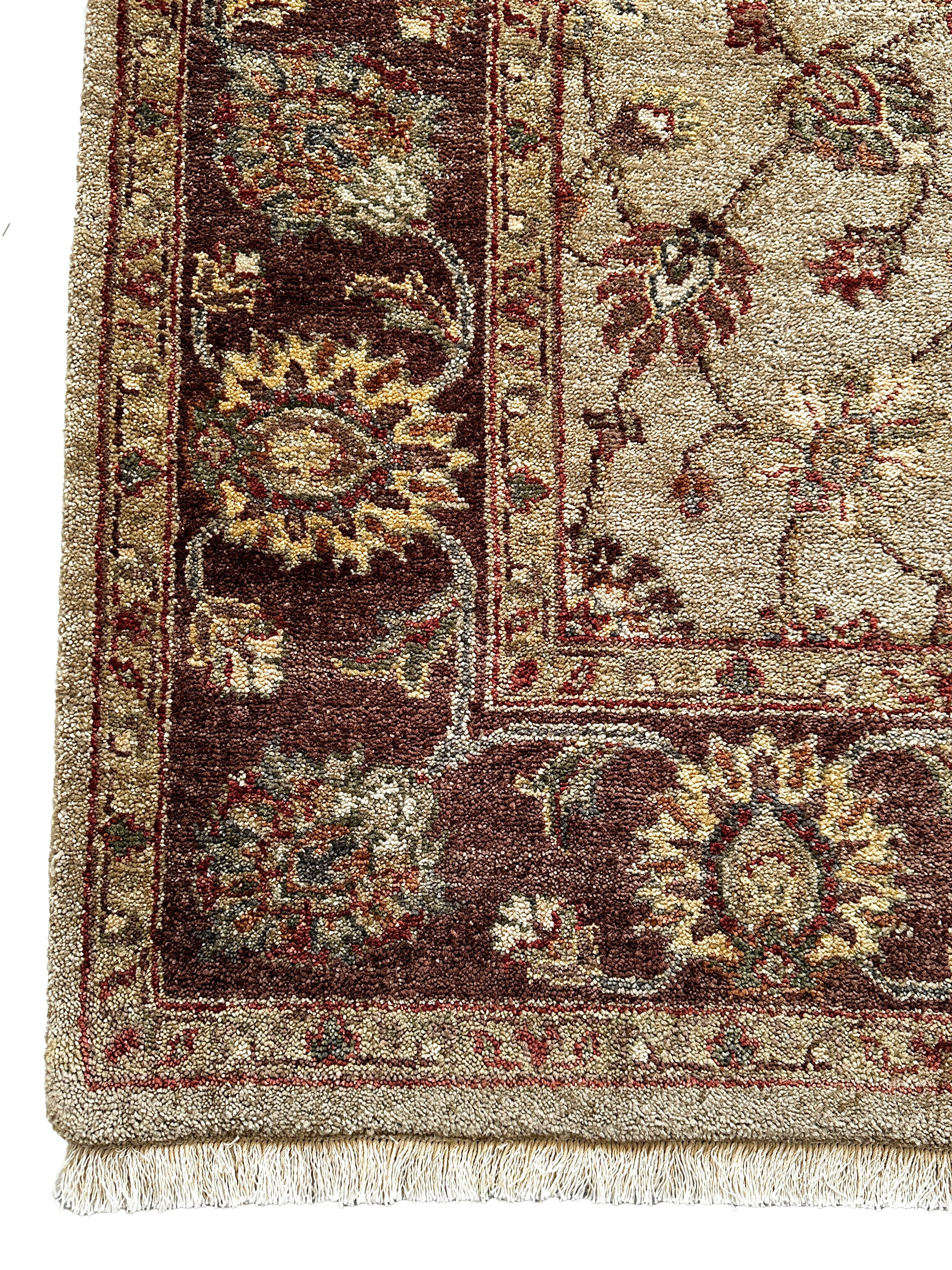 Ziegler Teppich ca. 250 × 150 cm – beige/braun & dezent