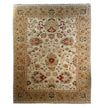 I. Ziegler Teppich ca. 245 × 171 cm – beige & floral gemustert